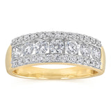 Luminesce Lab Grown 1.5 Carats Diamond Ring in 9ct Yellow Gold
