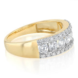 Luminesce Lab Grown 1.5 Carats Diamond Ring in 9ct Yellow Gold