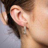 Luminesce Lab Grown 1.5 Carats Diamond Hoop Earrings in 9ct Yellow Gold