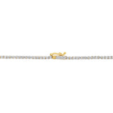 Luminesce Lab Grown 5 Carat Diamond 46cm Tennis Necklace in 9ct Yellow Gold