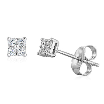 Luminesce Lab Grown Diamond Earring in Sterling Silver