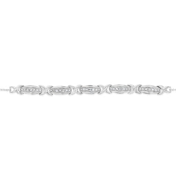 Luminesce Lab Grown 1/4 Carat Diamond Bracelet in Sterling Silver