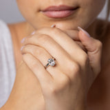 Luminesce Lab Grown 2 Carats Diamond Oval Solitaire Ring in Platinum