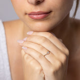 Luminesce Lab Grown 1/4 Carat Diamond Oval Ring in 9ct Yellow Gold