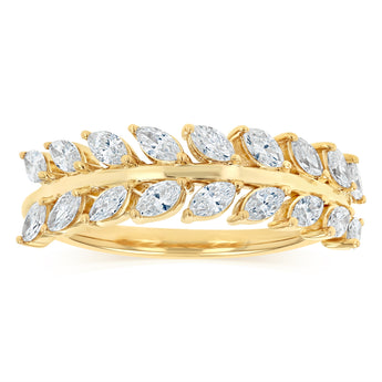 Luminesce Lab Grown 1/2 Carat Diamond Ring in 9ct Yellow Gold