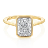 Luminesce Lab Grown 2.50 Carat Diamond Radiant Solitaire in 9ct Yellow Gold