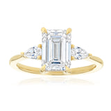 Luminesce Lab Grown 3.40 Carat Diamond Ring in 9ct Yellow Gold