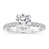 Luminesce Lab Grown 2 Carat Diamond Ring in Sterling Silver