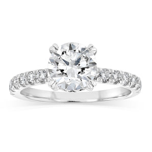 Luminesce Lab Grown 2 Carat Diamond Ring in Sterling Silver