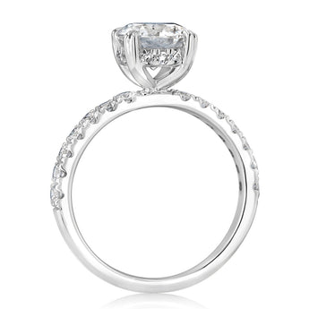 Luminesce Lab Grown 2 Carat Diamond Ring in Sterling Silver