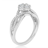 Luminesce Lab Grown 1/2 Carat Diamond Ring in Sterling Silver