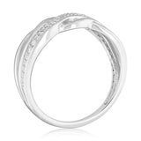 Luminesce lab Grown 1/5 Carat Diamond Ring in Sterling Silver