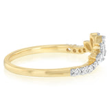 Luminesce Lab Grown 0.35 Carat Diamond Ring in 9ct Yellow Gold