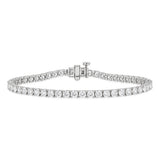 Luminesce Lab Grown 6 Carat Diamond Tennis Bracelet in Sterling Silver