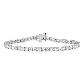 Luminesce Lab Grown 6 Carat Diamond Tennis Bracelet in Sterling Silver