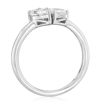 Luminesce Lab Grown 1.50 Carat Diamond Ring in Sterling Silver