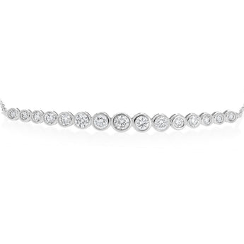 Luminesce Lab Grown 0.80 Carat Diamond Bracelet in Sterling Silver