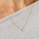 Luminesce Lab Grown 1/10 Carat Diamond Pendant in 9ct Yellow and White Gold