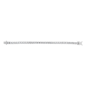 Luminesce Lab Grown 16 Carats Diamond Tennis Bracelet in 9ct White Gold