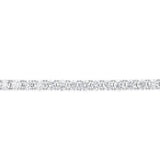 Luminesce Lab Grown 16 Carats Diamond Tennis Bracelet in 9ct White Gold