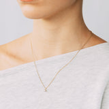 Luminesce Lab Grown Diamond Solitaire Pendant in 9ct Yellow Gold