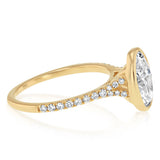Luminesce Lab Grown 2.20 Carat Diamond Ring in 9ct Yellow Gold