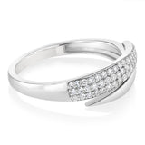 Luminesce Lab Grown 1/5 Carat Diamond Ring in Sterling Silver