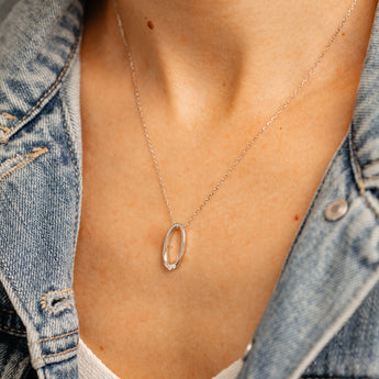Luminesce Lab Grown Diamond Pendant on Chain in Sterling Silver