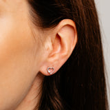 Luminesce Lab Grown Diamond Stud Earrings in Sterling Silver
