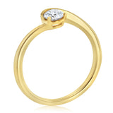 Luminesce Lab Grown 1/2 Carat Diamond Bridal Set Ring in 9ct Yellow Gold