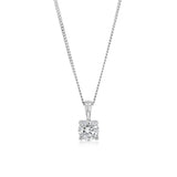 Luminesce Lab Grown 3/4 Carat Diamond Solitaire Pendant in 9ct White Gold
