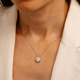 Luminesce Lab Grown 3 Carat Diamond Solitaire Pendant in 9ct White Gold