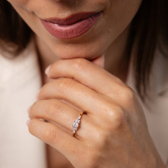 Luminesce Lab Grown 0.40 Carat Diamond Ring in 9ct Yellow Gold
