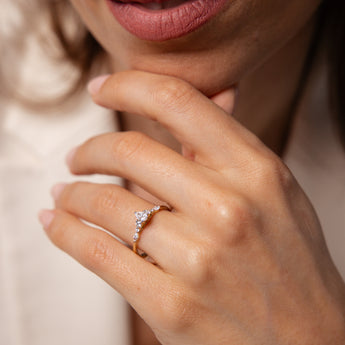 Luminesce Lab Grown 0.40 Carat Diamond Ring in 9ct Yellow Gold