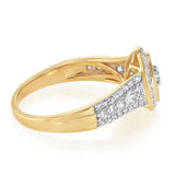 Luminesce Lab Grown 1 Carat Diamond Ring in 9ct Yellow Gold