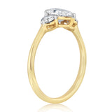 Luminesce Lab Grown 1 Carat Diamond Ring in 9ct Yellow Gold