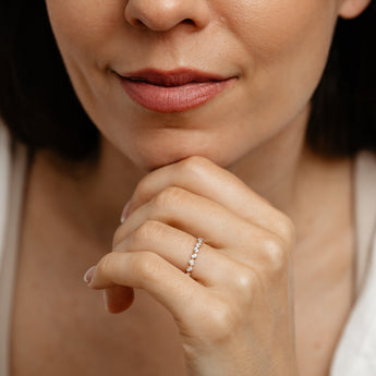 Luminesce Lab Grown Diamond Eternity Straight Ring in 9ct Yellow Gold