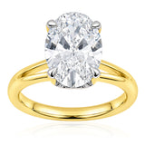 Luminesce Lab Grown 3.18 Carat Diamond Ring in 9ct Yellow Gold