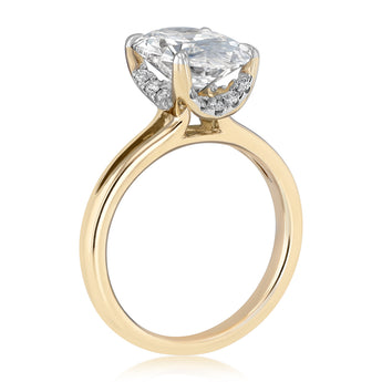 Luminesce Lab Grown 3.18 Carat Diamond Ring in 9ct Yellow Gold