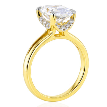 Luminesce Lab Grown 3.18 Carat Diamond Ring in 9ct Yellow Gold