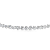 Luminesce Lab Grown 1 Carat Diamond Bangle in Gold Plated Sterling Silver
