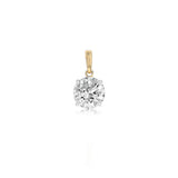 Luminesce Lab Grown 3/4 Carat Diamond Solitaire Pendant in 9ct Yellow Gold