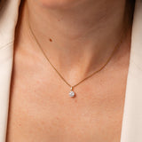 Luminesce Lab Grown 3/4 Carat Diamond Solitaire Pendant in 9ct Yellow Gold