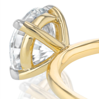 Luminesce Lab Grown 1 Carat Diamond Solitaire Ring in 9ct Yellow Gold