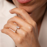 Luminesce Lab Grown 1 Carat Diamond Oval Solitaire Ring in 9ct Yellow Gold