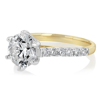 Luminesce Lab Grown 2.30 Carat Diamond Ring in 9ct Yellow Gold