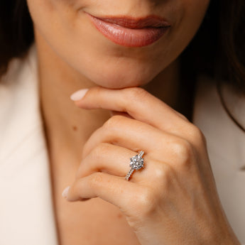 Luminesce Lab Grown 2.30 Carat Diamond Ring in 9ct Yellow Gold