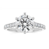 Luminesce Lab Grown 2.30 Carat Diamond Ring in 9ct White Gold