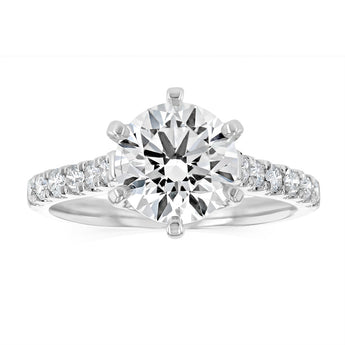Luminesce Lab Grown 2.30 Carat Diamond Ring in 9ct White Gold