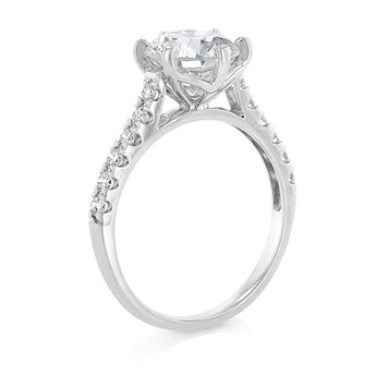 Luminesce Lab Grown 2.30 Carat Diamond Ring in 9ct White Gold